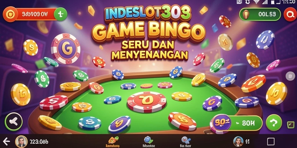 Gameplay seru Bingo di INDESLOT303 menunjukkan keseruan bermain.