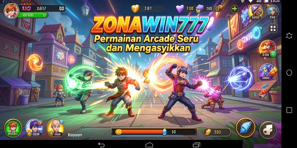 Tampilan gameplay seru dan menantang dalam ZONAWIN777.